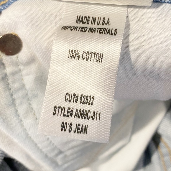 Agolde | 90s Mid Rise Straight Fit Jeans A089C-811Sz. 28 - Picture 10 of 11